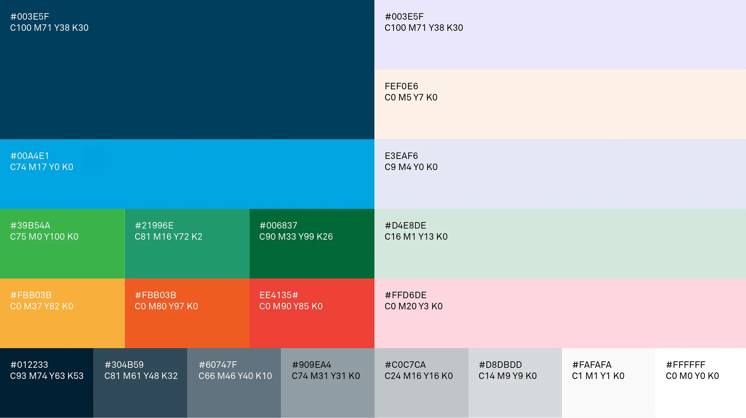 Klimabonus brand guidelines color palette