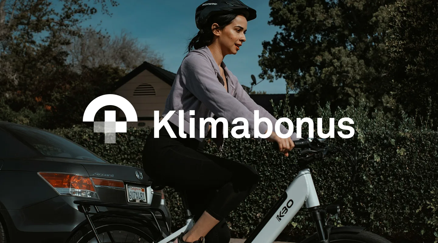 Klimabonus cyclist